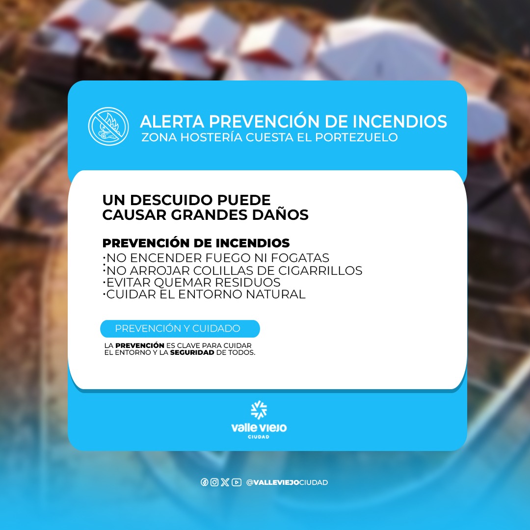 Prevención y cuidado ambiental en la Cuesta de El Portezuelo