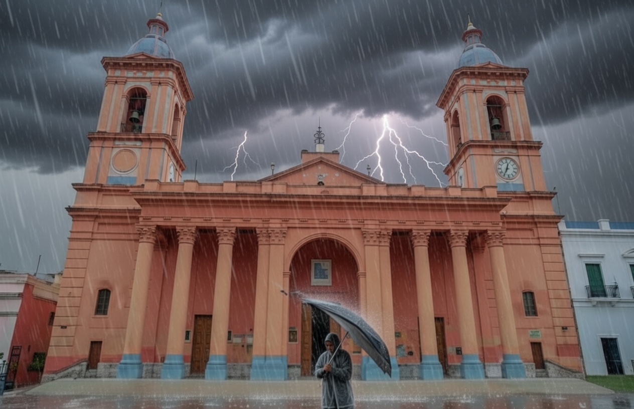 Alerta amarilla por tormentas para hoy y mañana en Catamarca: posibles chaparrones, actividad eléctrica y ráfagas de viento